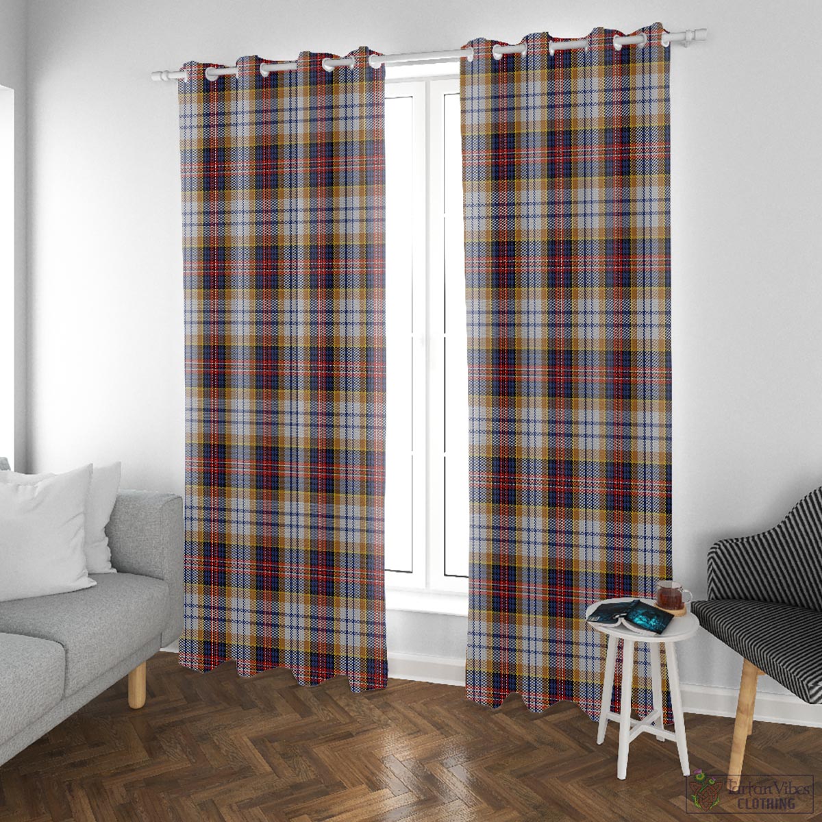 MacInnes Ancient Hunting Tartan Window Curtain