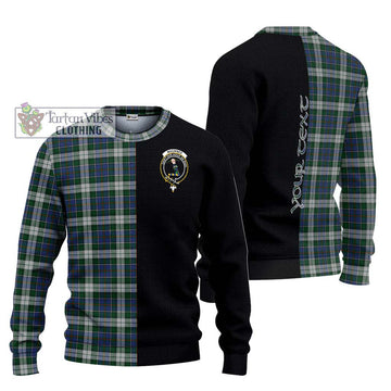 MacInnes Dress Tartan Ugly Sweater with Family Crest and Half Of Me Style