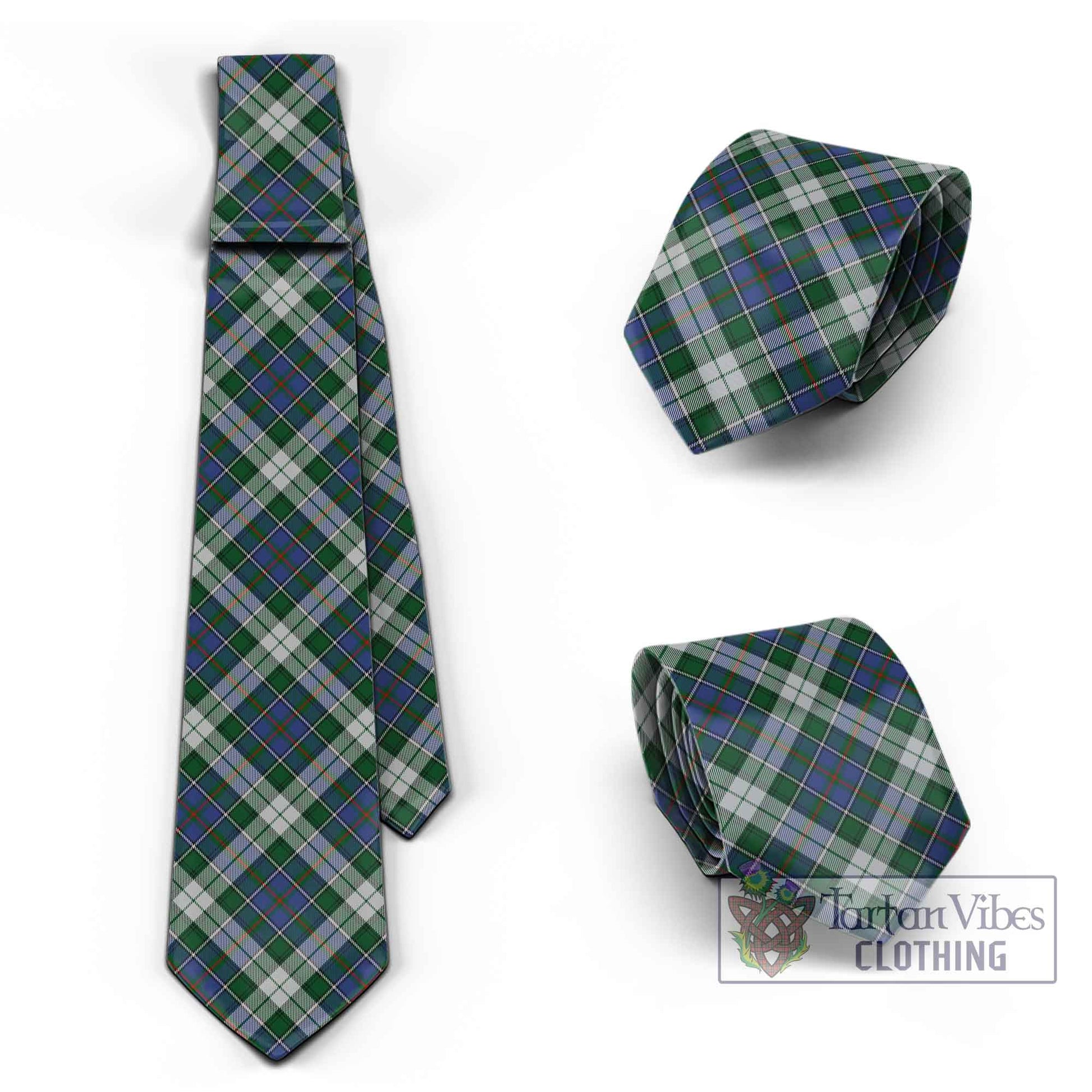 Tartan Vibes Clothing MacInnes Dress Tartan Classic Necktie Cross Style