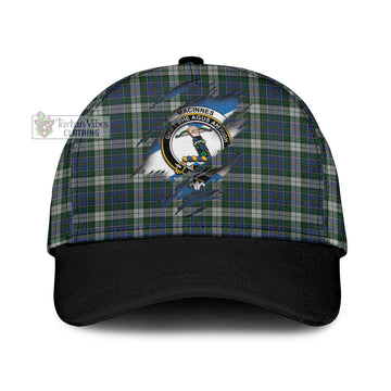 MacInnes Dress Tartan Classic Cap with Family Crest In Me Style