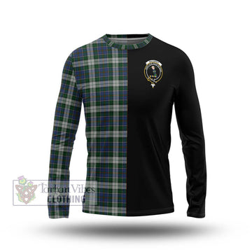 MacInnes Dress Tartan Long Sleeve T-Shirt with Family Crest and Half Of Me Style