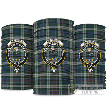 MacInnes Dress Tartan Neck Gaiters, Tartan Bandanas, Tartan Head Band with Family Crest