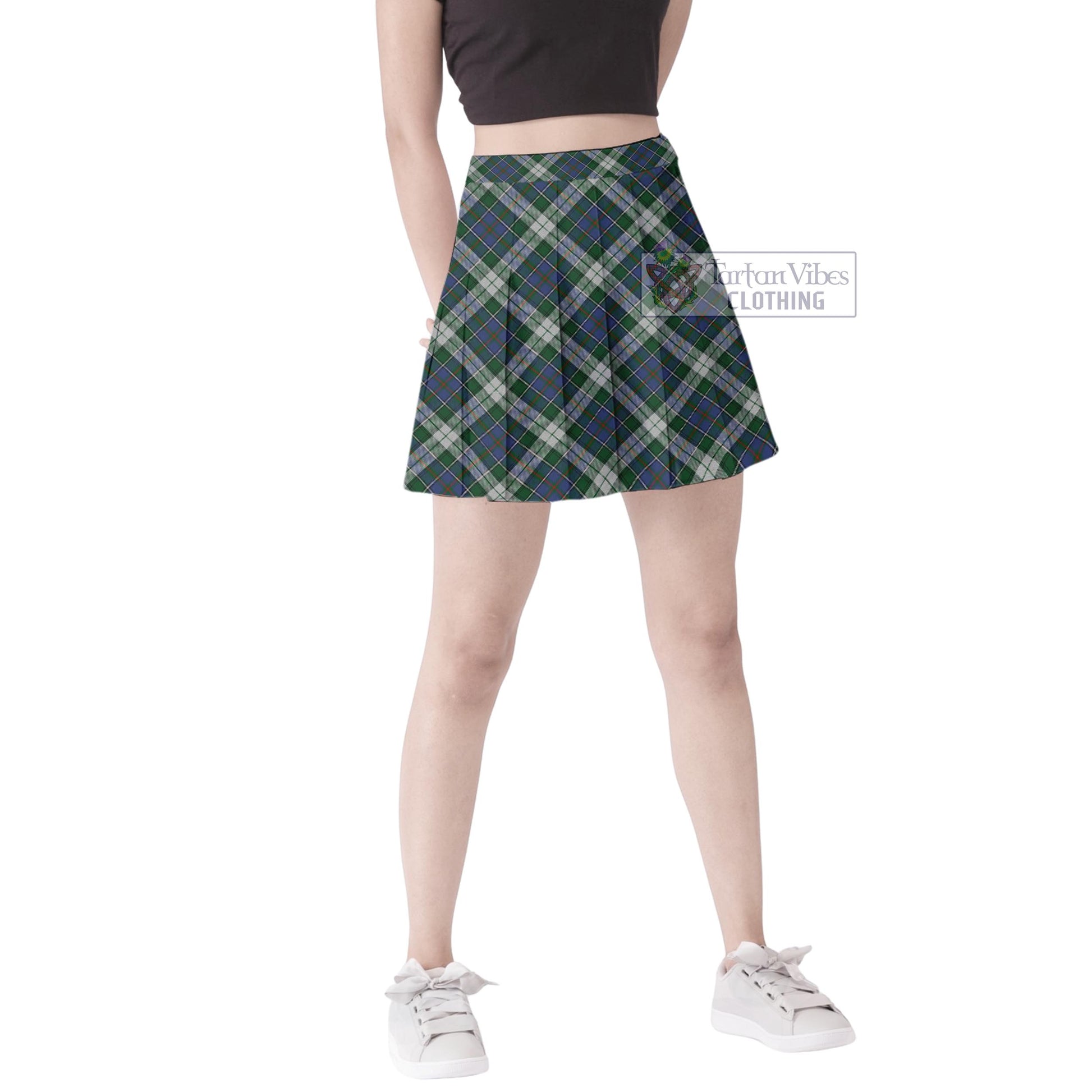 Tartan Vibes Clothing MacInnes Dress Tartan Women's Plated Mini Skirt