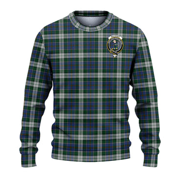 MacInnes Dress Tartan Ugly Sweater with Family Crest