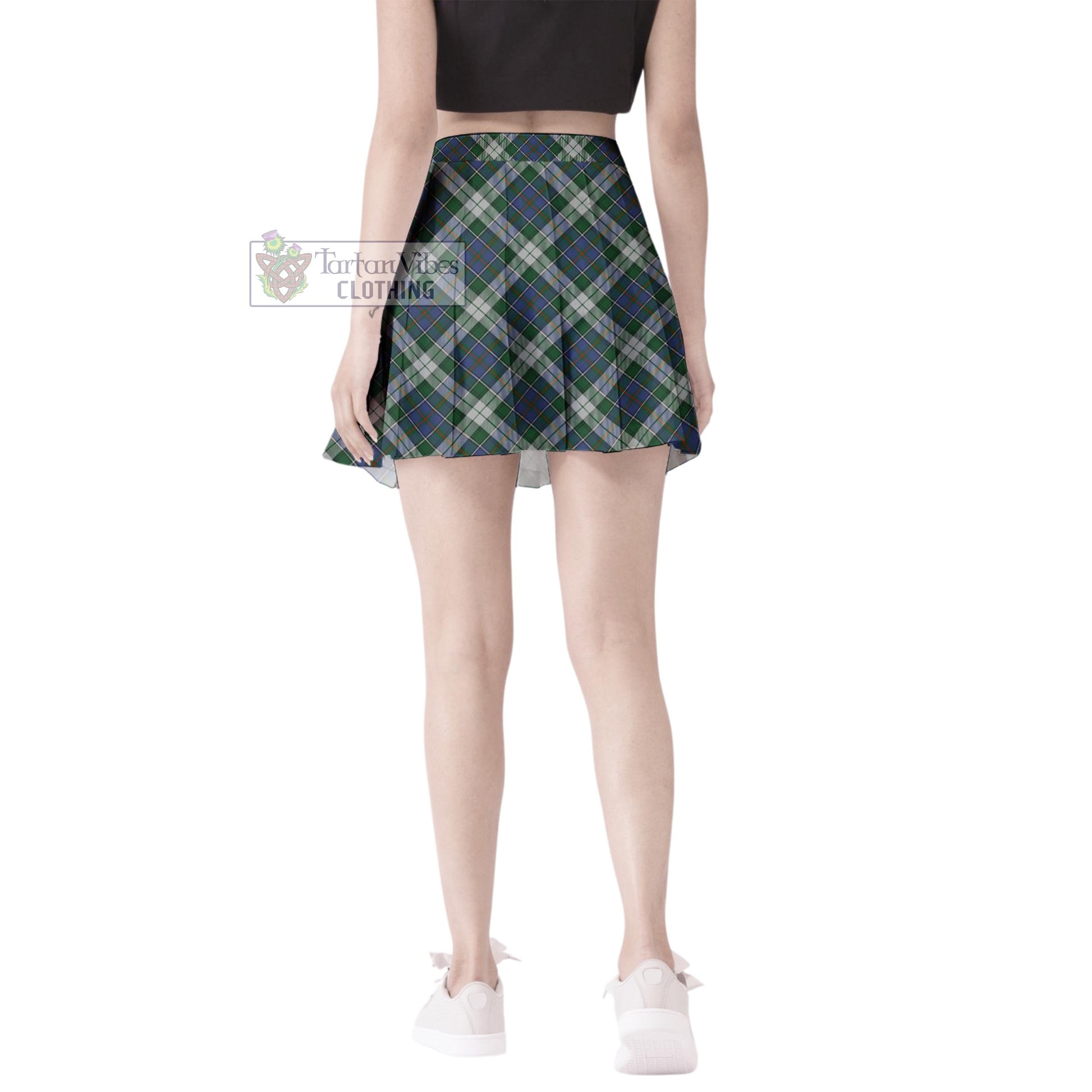 Tartan Vibes Clothing MacInnes Dress Tartan Women's Plated Mini Skirt