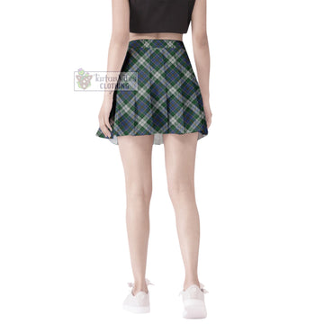 MacInnes Dress Tartan Women's Plated Mini Skirt Cross Style