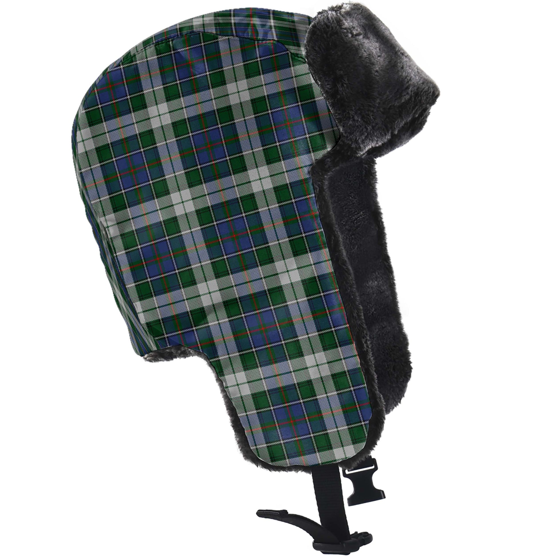 MacInnes Dress Tartan Winter Trapper Hat - Tartanvibesclothing