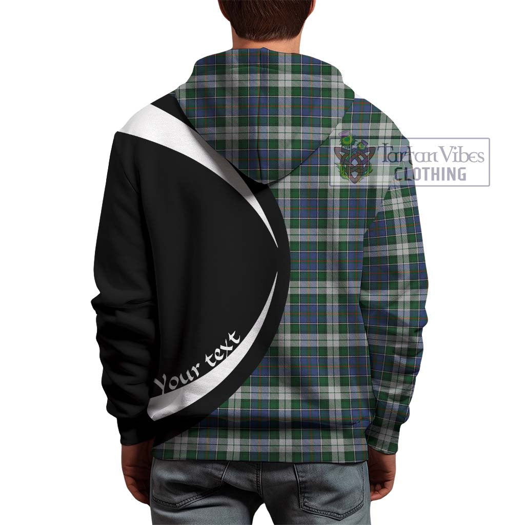 Tartan Vibes Clothing MacInnes Dress Tartan Hoodie with Family Crest Circle Style