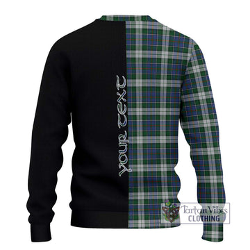 MacInnes Dress Tartan Ugly Sweater with Family Crest and Half Of Me Style