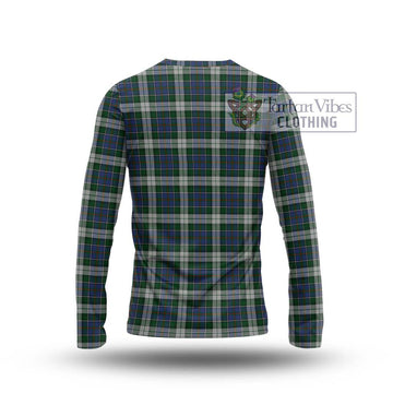 MacInnes Dress Tartan Long Sleeve T-Shirt with Family Crest DNA In Me Style