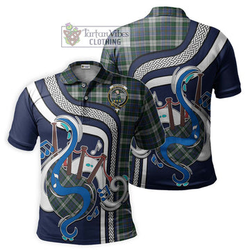 MacInnes Dress Tartan Polo Shirt with Epic Bagpipe Style