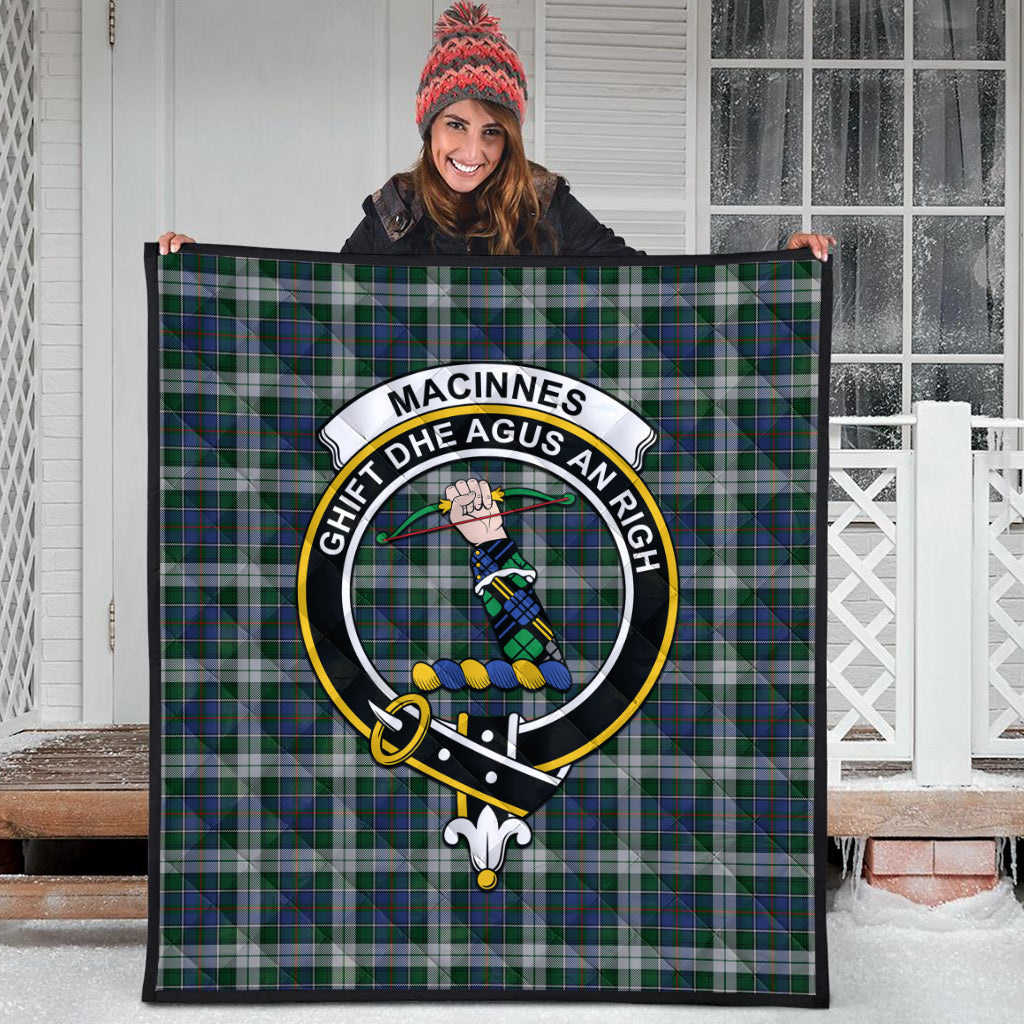 macinnes-dress-tartan-quilt-with-family-crest