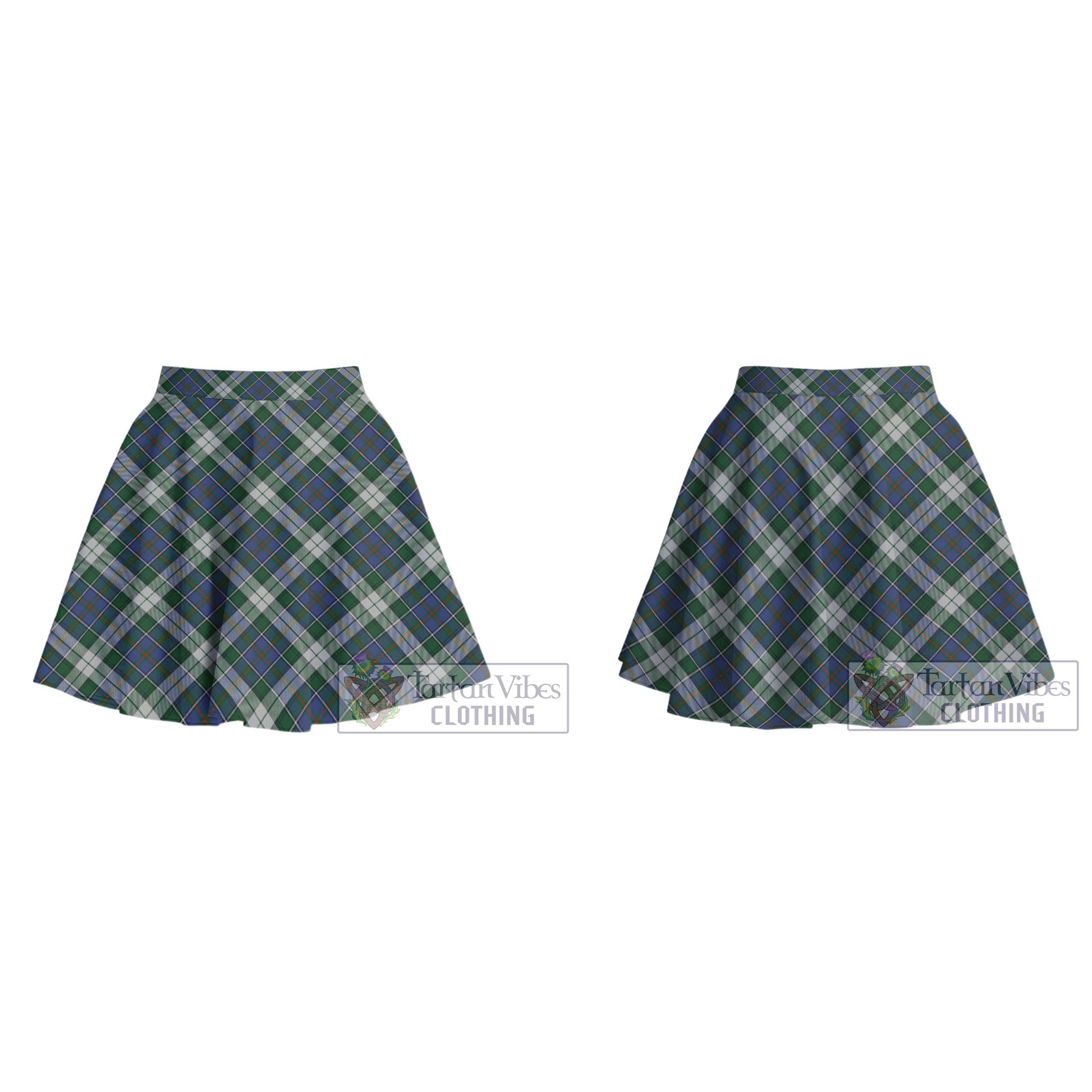 Tartan Vibes Clothing MacInnes Dress Tartan Women's Plated Mini Skirt