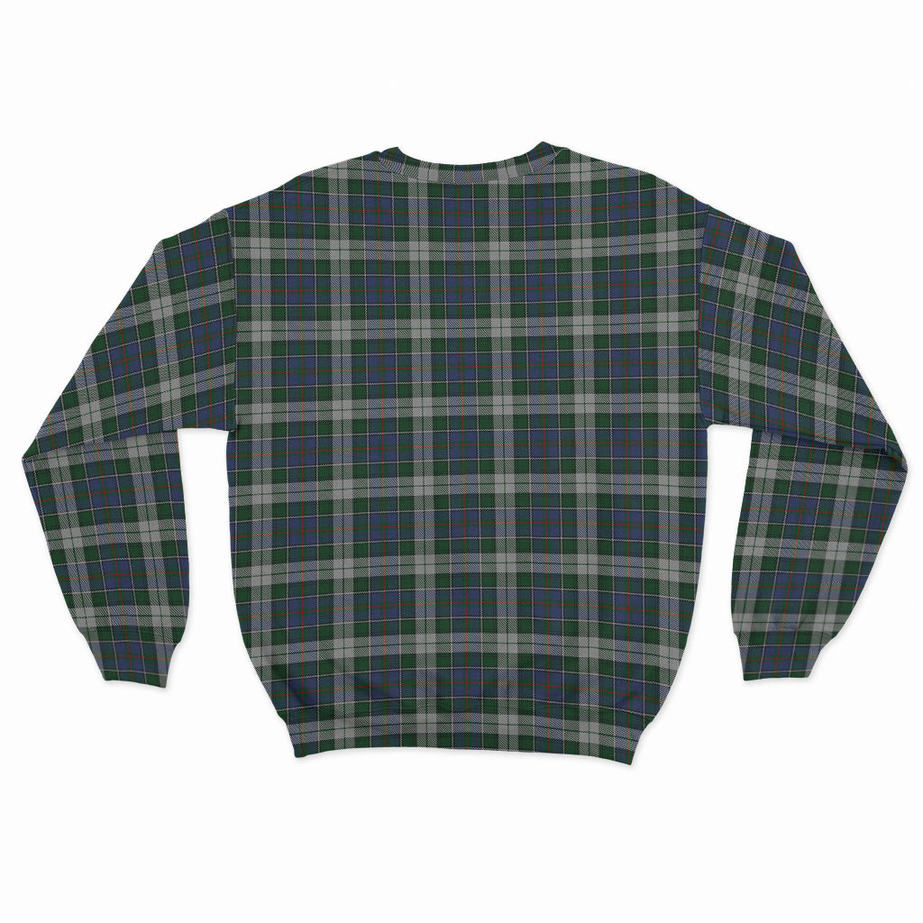 MacInnes Dress Tartan Sweatshirt with Family Crest - Tartan Vibes Clothing