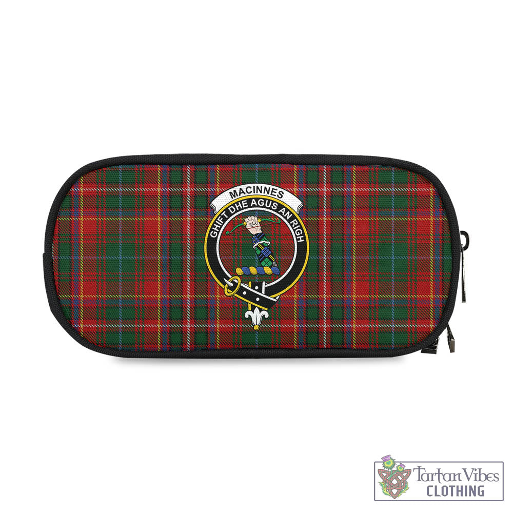 Tartan Vibes Clothing MacInnes Hastie Tartan Pen and Pencil Case with Family Crest