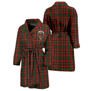 MacInnes Hastie Tartan Bathrobe with Family Crest