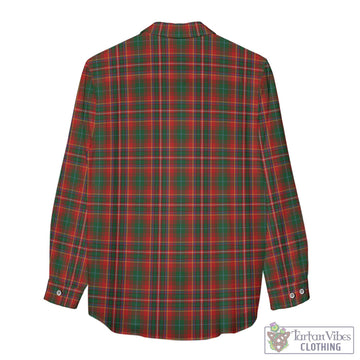 MacInnes Hastie Tartan Women's Casual Shirt with Family Crest