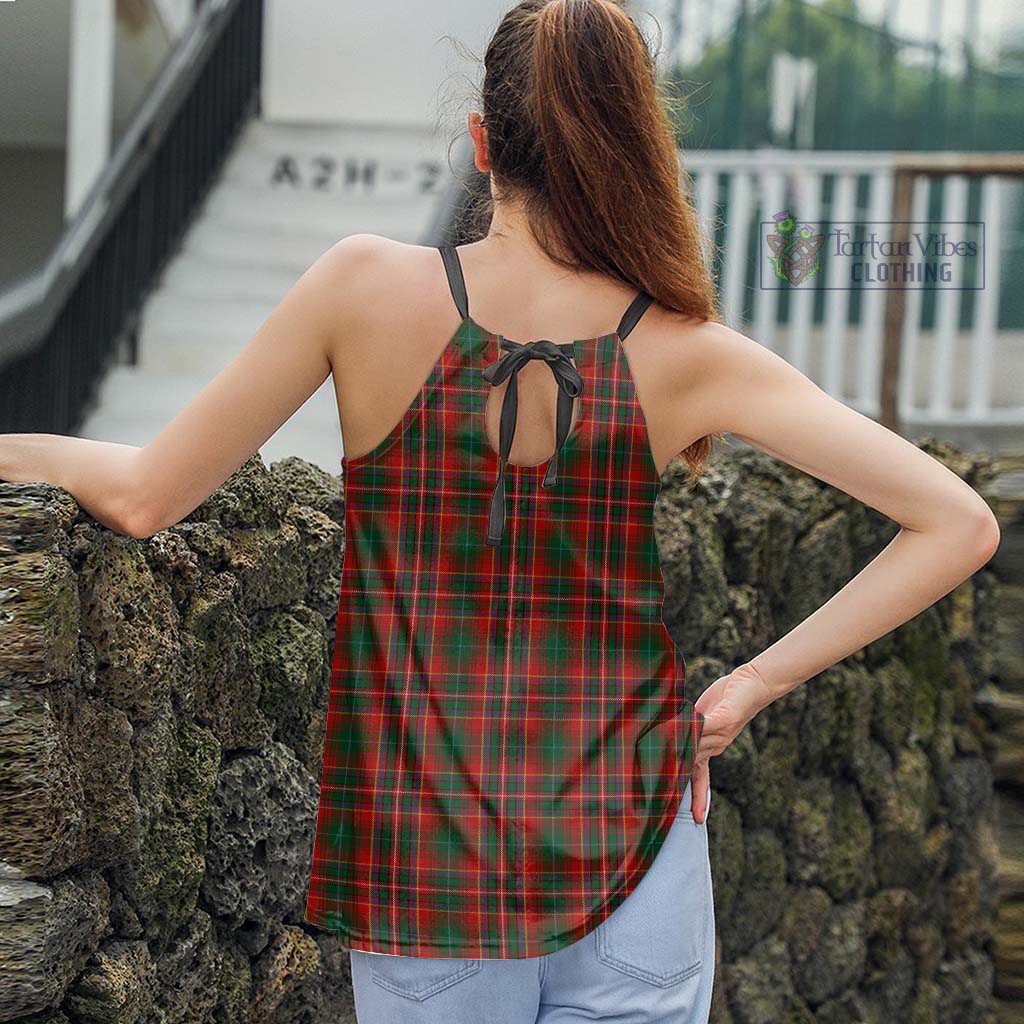 Tartan Vibes Clothing MacInnes Hastie Tartan Loose Halter Neck Camisole