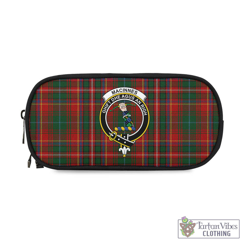 Tartan Vibes Clothing MacInnes Hastie Tartan Pen and Pencil Case with Family Crest