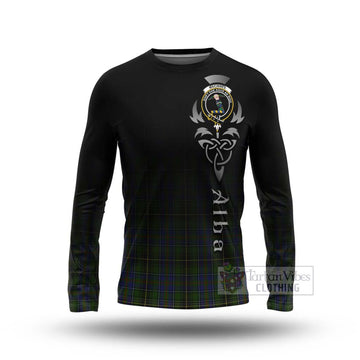 MacInnes (McInnes) Tartan Long Sleeve T-Shirt Featuring Alba Gu Brath Family Crest Celtic Inspired