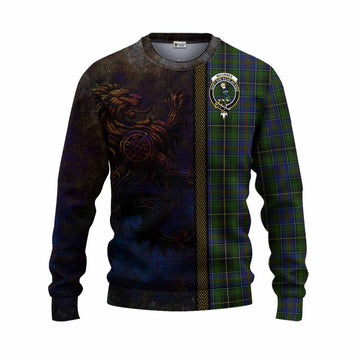 MacInnes (McInnes) Tartan Family Crest Knitted Sweater Alba Gu Brath Be Brave Lion Ancient Style Unisex - Tartan Vibes Clothing