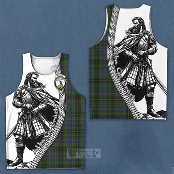 MacInnes (McInnes) Tartan Clan Crest Men's Tank Top with Highlander Warrior Celtic Style