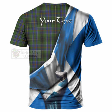 MacInnes (McInnes) Tartan T-Shirt with Family Crest Scotland Patriotic Style