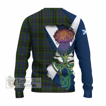 MacInnes (McInnes) Tartan Family Crest Knitted Sweater Scottish Thistle Celtic Inspired - Tartan Vibes Clothing