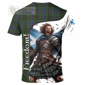 MacInnes (McInnes) Crest Tartan T-Shirt Inspired by the Freedom of Scottish Warrior