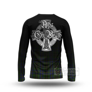 MacInnes (McInnes) Tartan Long Sleeve T-Shirt Featuring Alba Gu Brath Family Crest Celtic Inspired