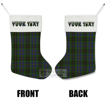 MacInnes (McInnes) Tartan Christmas Stocking with Personalized Text