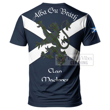 MacInnes (McInnes) Tartan Lion Rampant T-Shirt Proudly Display Your Heritage with Alba Gu Brath and Clan Name