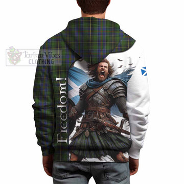 MacInnes (McInnes) Crest Tartan Hoodie Inspired by the Freedom of Scottish Warrior