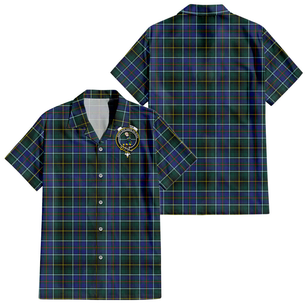 macinnes-modern-tartan-short-sleeve-button-down-shirt-with-family-crest