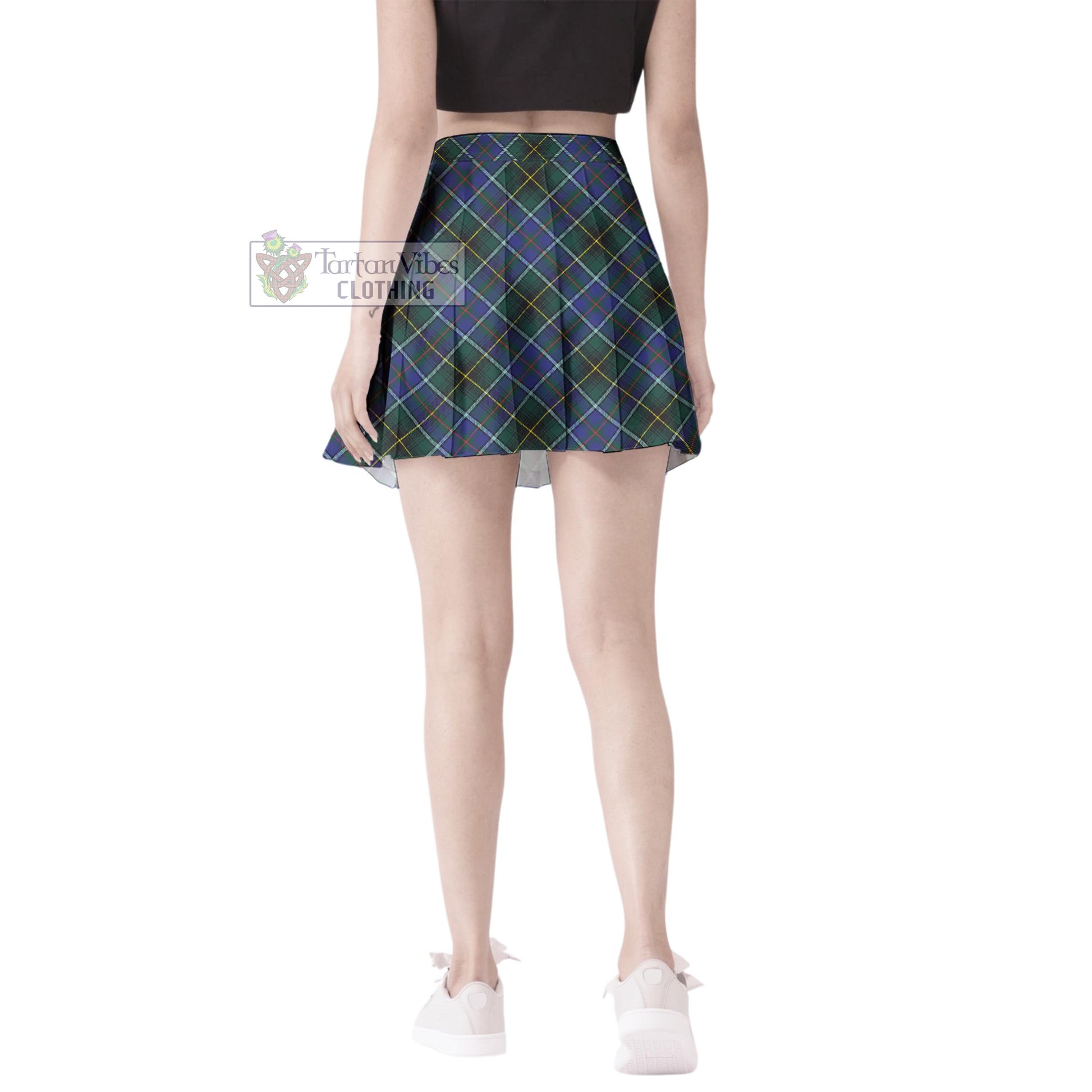 Tartan Vibes Clothing MacInnes Modern Tartan Women's Plated Mini Skirt