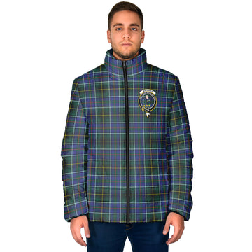 MacInnes Modern Tartan Padded Jacket with Family Crest