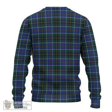 MacInnes Modern Tartan Ugly Sweater with Family Crest DNA In Me Style