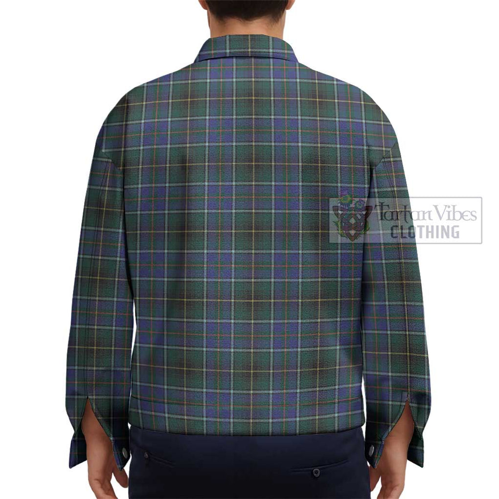 MacInnes Modern Tartan Unisex Lapel Cotton Jacket - Tartan Vibes Clothing