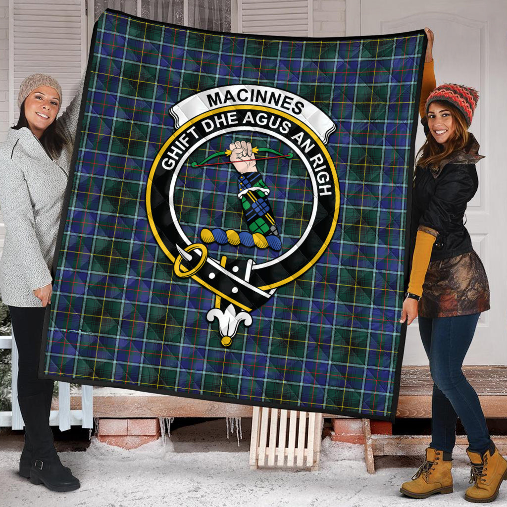 macinnes-modern-tartan-quilt-with-family-crest