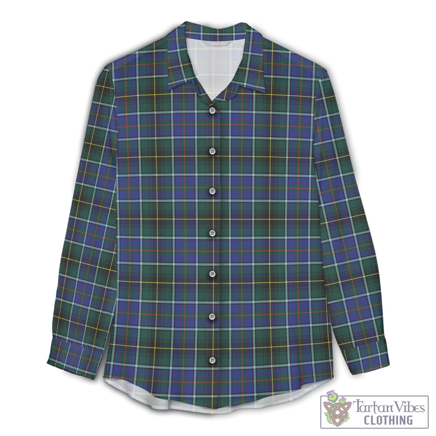 MacInnes Modern Tartan Womens Casual Shirt