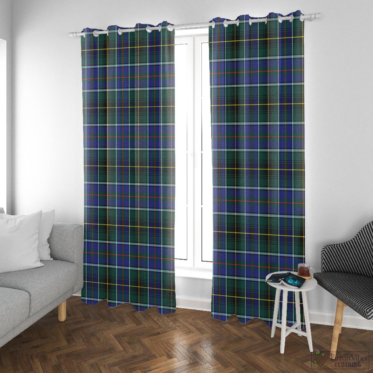 MacInnes Modern Tartan Window Curtain