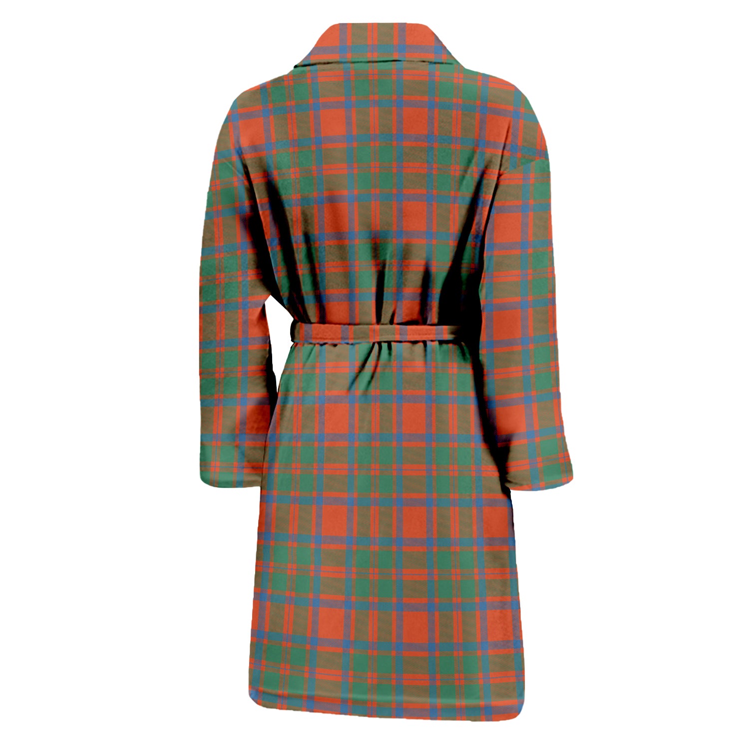 MacIntosh Ancient Tartan Bathrobe with Family Crest - Tartan Vibes Clothing