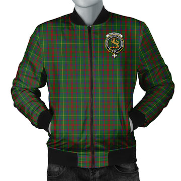 MacIntosh Hunting Tartan Bomber Jacket with Family Crest