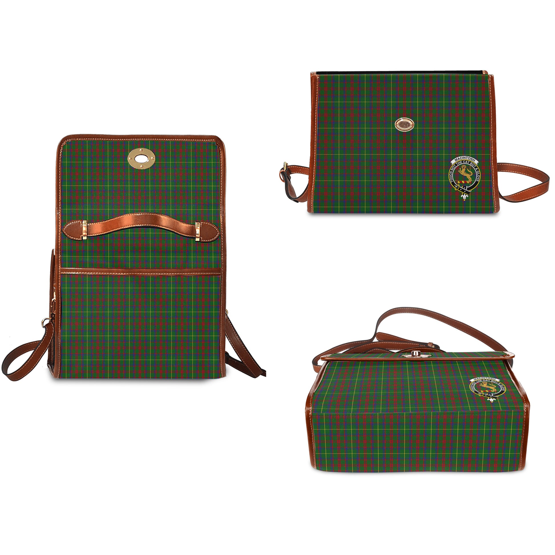 macintosh-hunting-tartan-leather-strap-waterproof-canvas-bag-with-family-crest