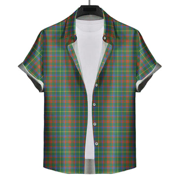 MacIntosh Hunting Ancient Tartan Short Sleeve Button Down Shirt