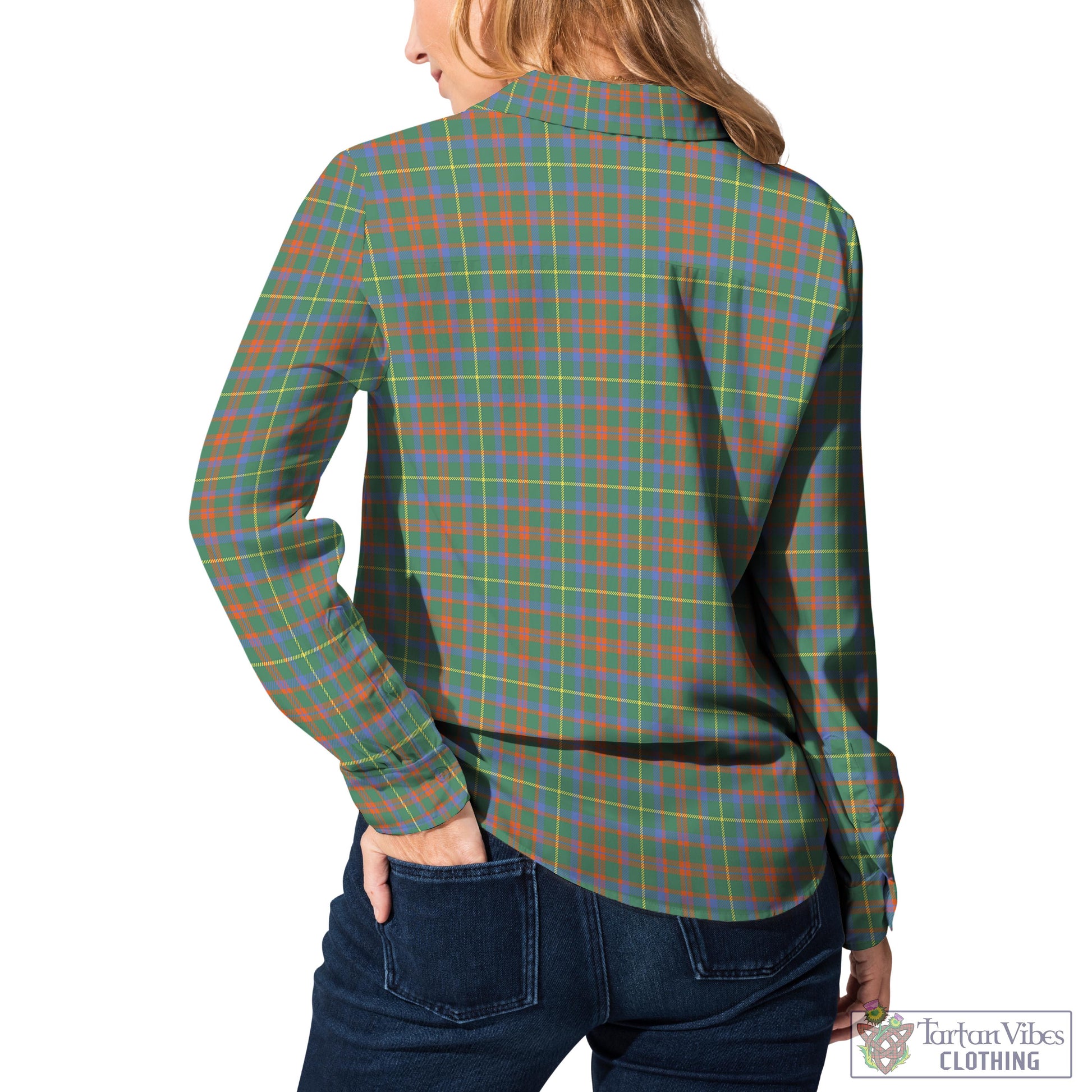 MacIntosh Hunting Ancient Tartan Womens Casual Shirt