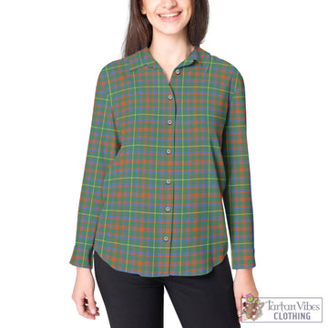 MacIntosh Hunting Ancient Tartan Women's Casual Shirt