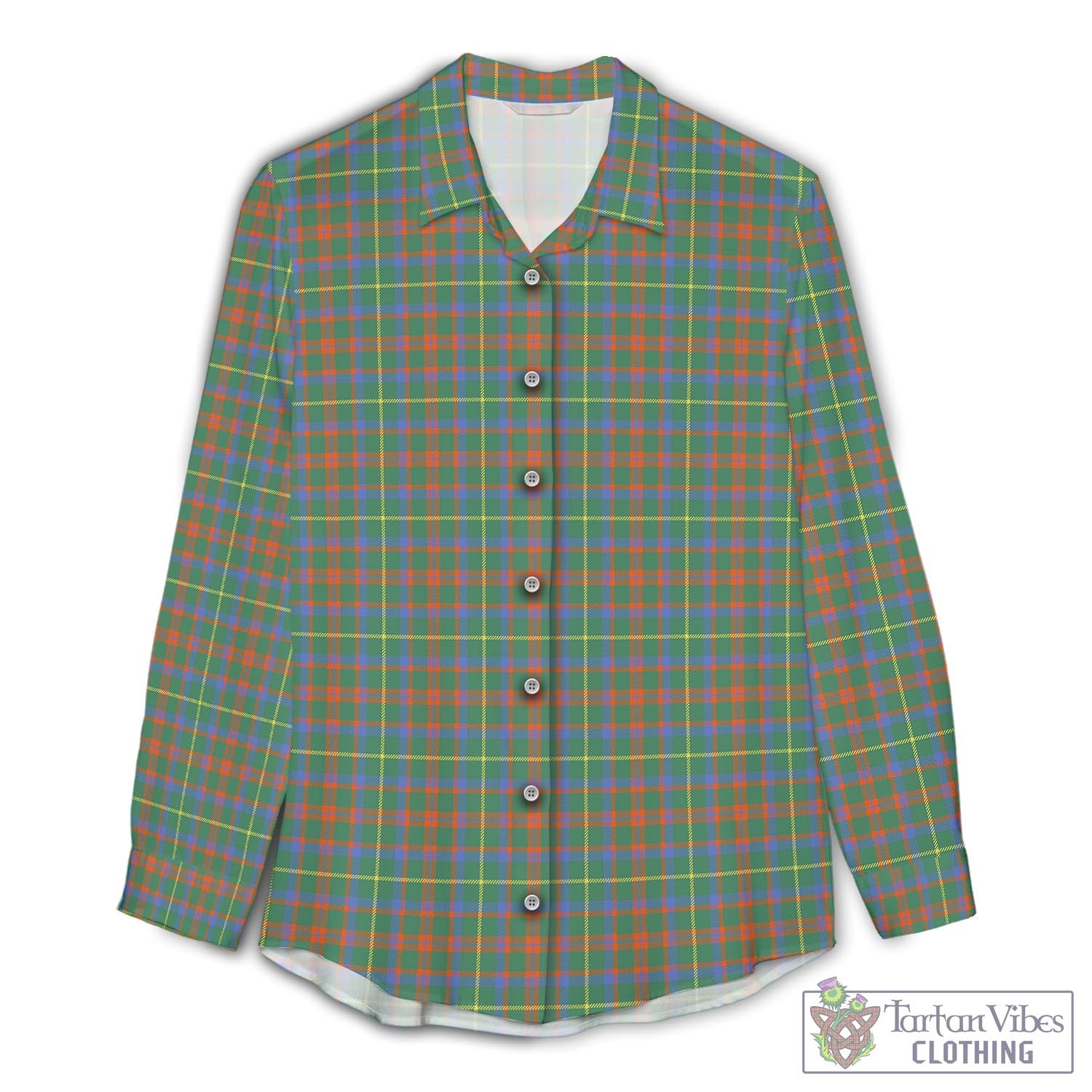 MacIntosh Hunting Ancient Tartan Womens Casual Shirt