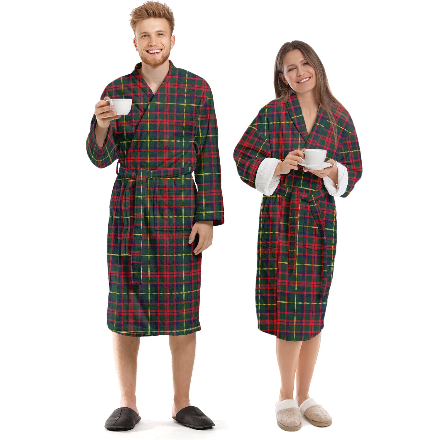 MacIntosh Hunting Modern Tartan Bathrobe Unisex S - Tartan Vibes Clothing