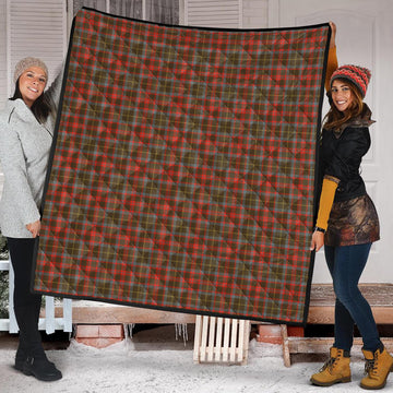 MacIntosh Hunting Weathered Tartan Quilt